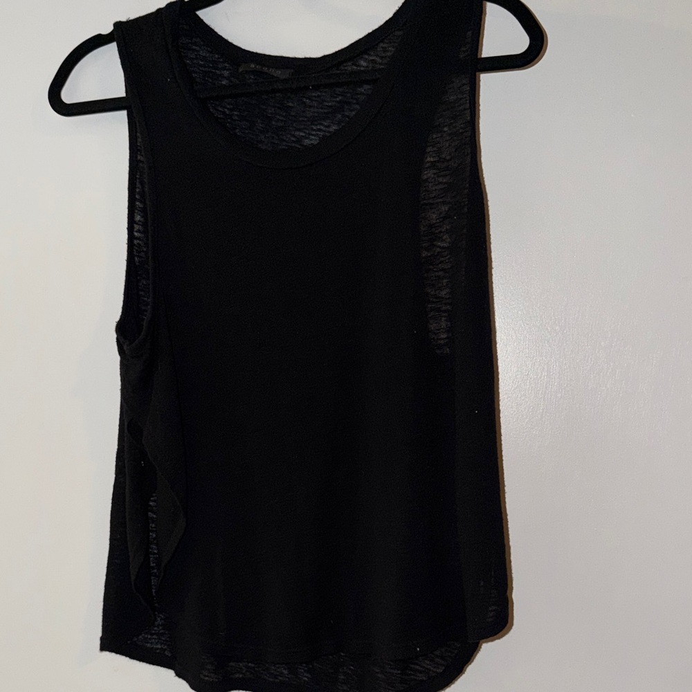 Sleeveless Black Women's Top